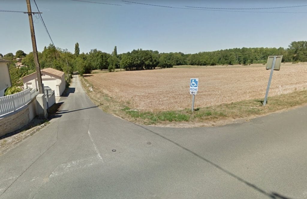 Aerial shot of La Sèvre Niortaise – Parcours La Crèche,  Rue Barilleau La Crèche, France