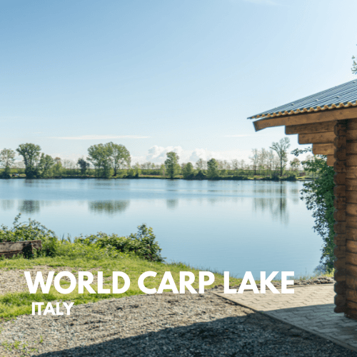 Scenic view of World Carp Lake in Italy